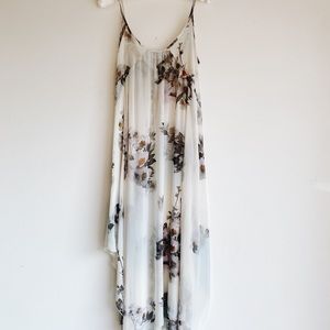Free people sheer floral maxi